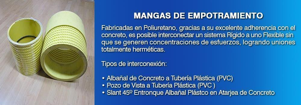 MANGAS DE EMPOTRAMIENTO-